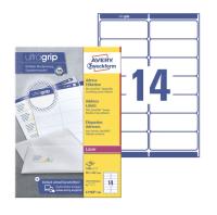 Этикетки Avery Zweckform L7163-100 A4 99.1x38.1мм 14шт на листе/70г/м2/100л./белый самоклей. универсальная