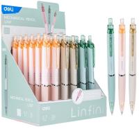 Набор карандашей мех. Deli EU747-P Scribe 0.7мм пластик ассорти дисплей (36шт)