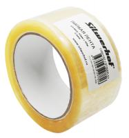 Клейкая лента упаковочная Silwerhof 970005-01 прозрачная шир.48мм дл.66м 43мкм полипропилен