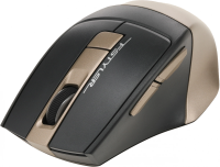 Мышь A4Tech Fstyler FG35 бронзовый/черный оптическая (2000dpi) беспроводная USB (6but)