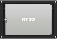 Шкаф коммутационный NTSS Lime (NTSS-WL6U5545GS-BL) настенный 6U 550x450мм пер.дв.стекл несъемн.бок.п