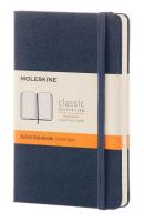 Блокнот Moleskine CLASSIC MM710B20 Pocket 90x140мм 192стр. линейка твердая обложка синий сапфир
