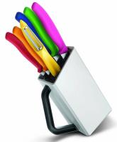 Набор ножей кухон. Victorinox 6.7127.6L14 с подставкой ассорти подар.коробка