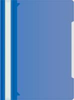 Папка-скоросшиватель Бюрократ -PS-K20BLU A4 прозрач.верх.лист карм.на лиц.стор. пластик синий 0.12/0.16