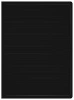 Папка с 20 прозр.вклад. Бюрократ DeLuxe DLV20BLCK A4 пластик 0.7мм черный