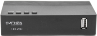 Ресивер DVB-T2 Сигнал Эфир HD-250 черный