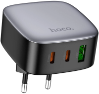 Сетевое зар./устр. Hoco CS33A 30W 3A+2.5A+2A+1.5A (PD+QC) 2xUSB/USB type-C универсальное серый (PD30W(TYPE-C TO TYPE-C) 17536)