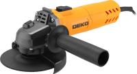 Углошлифовальная машина Deko DKAG750 750Вт 12000об/мин рез.шпин.:M14 d=125мм (063-4164)