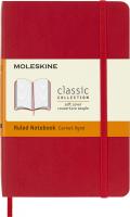 Блокнот Moleskine CLASSIC SOFT QP611F2 Pocket 90x140мм 192стр. линейка мягкая обложка красный