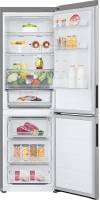 Холодильник LG GC-B459ANMW 2-хкамерн. серебристый