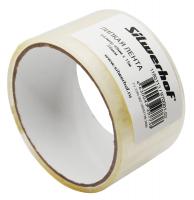 Клейкая лента упаковочная Silwerhof 970001-02 прозрачная шир.48мм дл.15м 38мкм полипропилен