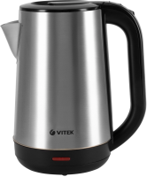 Чайник электрический Vitek VT-1139 1.8л. 2200Вт сталь/черный корпус: нерж.сталь