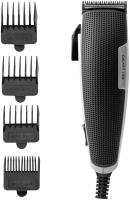 Машинка для стрижки Galaxy Line GL4108 черный 15Вт (насадок в компл:4шт)