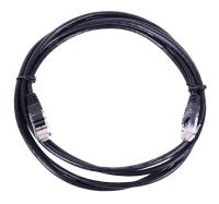 Патч-корд Lanmaster TWT-45-45-0.5-BK UTP RJ-45 вил.-вилка RJ-45 кат.5E 0.5м черный ПВХ (уп.:1шт)