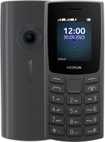 Мобильный телефон Nokia 110 (TA-1567) DS EAC 0.048 черный моноблок 2Sim 1.8" 240x320 Series 30+ 0.3Mpix GSM900/1800 Protect MP3 FM microSD max32Gb