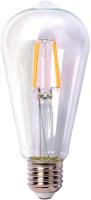 Лампа филам. Thomson Filament TH-B2341 7Вт цок.:E27 эдисон 220B 6500K св.свеч.бел.хол. ST64 (упак.:1шт)