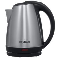 Чайник электрический Hyundai HYK-S1030 1.7л. 2200Вт серебристый матовый/черный (корпус: металл)