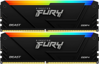 Память DDR4 2x16GB 3200MHz Kingston KF432C16BB12AK2/32 Fury Beast RGB RTL Gaming PC4-25600 CL16 DIMM