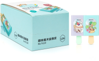 Ластик Deli 71113 мороженое 67x35x18мм ПВХ ассорти