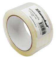 Клейкая лента упаковочная Silwerhof 970001-01 прозрачная шир.48мм дл.66м 47мкм полипропилен