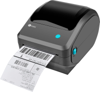 Термопринтер G&G GG-D410 203dpi 152мм/с/USB для печ.накл. черный