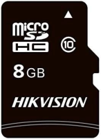 Флеш карта microSDHC 8Gb Class10 Hikvision HS-TF-C1(STD)/8G/Adapter C1 + adapter
