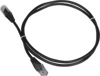 Патч-корд Lanmaster TWT-45-45-3.0-BK UTP RJ-45 вил.-вилка RJ-45 кат.5E 3м черный ПВХ (уп.:1шт)