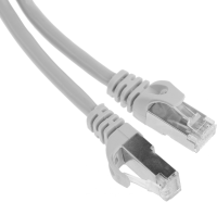 Патч-корд PP6-0.5M 10000G FTP 4 пары cat6 CCA molded 0.5м серый RJ-45 (m)-RJ-45 (m)
