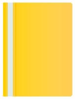 Папка-скоросшиватель Buro -PSE20BU/YEL A4 прозрач.верх.лист пластик желтый 0.11/0.13