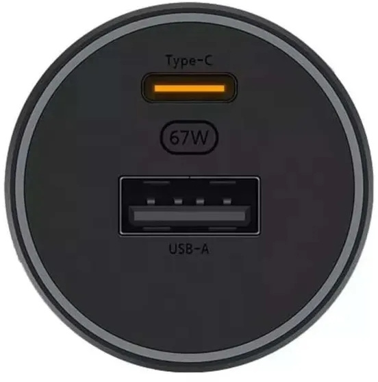 Автомобильное зар./устр. Xiaomi BHR6814GL 67W 6.1A (PD) USB-C/USB-A универсальное черный