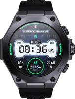 Смарт-часы Black Shark BS-S1 Pro Black 1.43" AMOLED корп.черный рем.черный разм.брасл.:150-215мм (1746772)