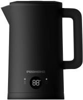 Чайник электрический Редмонд KM245 1.7л. 2200Вт черный корпус: нерж.сталь/пластик