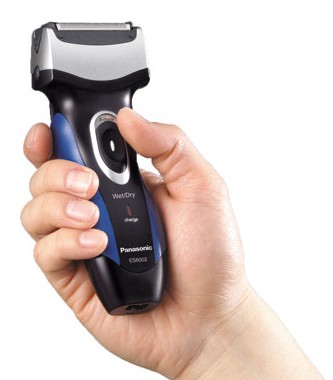 Бритва сетчатая Panasonic ES6002 реж.эл.:3 питан.:аккум. черный/синий