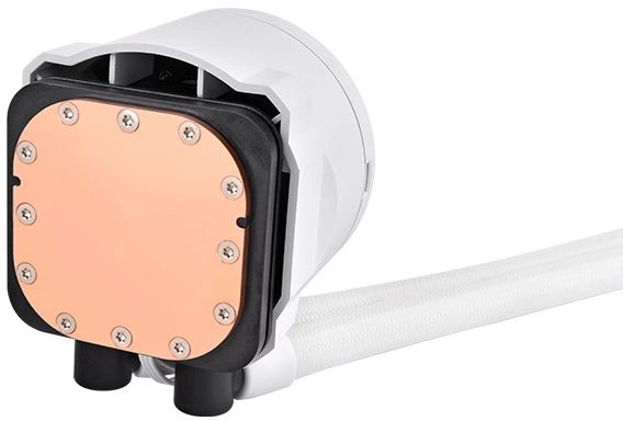 Система водяного охлаждения Thermaltake TH420 V2 Ultra Snow Edition ARGB Soc-AM5/AM4/1200/1700/1851 белый 4-pin 34.7dB Al+Cu LCD Ret (CL-W407-PL14SW-A)