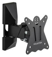Кронштейн для телевизора Kromax CASPER-102 черный 10"-32" макс.25кг настенный поворот и наклон