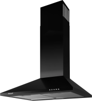 Вытяжка каминная Weissgauff Zosma 60 PB BL черный управление: кнопочное (1 мотор)