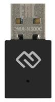 Сетевой адаптер WiFi Digma DWA-N300C N300 USB 2.0 (ант.внутр.) 1ант. (упак.:1шт)