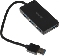 Разветвитель USB 3.0 BPH-3013 4порт. черный