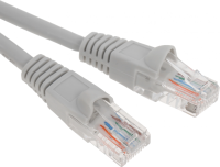 Патч-корд Buro LSZH UTP cat5E 3м серый RJ-45 (m)-RJ-45 (m) (UTP-5E-3M-G-LSZH)