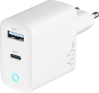 Сетевое зар./устр. Wiiix UNN-4-2-26-QC 15W 2.4A (QC) USB-A/Type-C универсальное белый