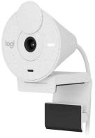 Камера Web Logitech HD Webcam Brio 300 белый 2Mpix (1920x1080) USB Type-C с микрофоном (960-001442)