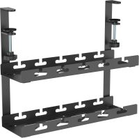 Кабель-канал Cactus CS-CM-400-2BK для столов 40x13.4x34.2см черный