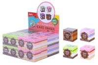 Ластик Deli EH302 прямоугольный 35x35x35мм ассорти индивидуальная картонная упаковка