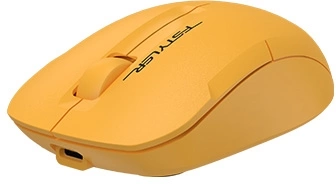 Мышь A4Tech Fstyler FG15CS Air2 желтый оптическая 1200dpi silent беспров. USB для ноутбука 3but