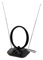 Антенна телевизионная Hyundai H-TAI400 30дБ активная черный каб.:1.85м