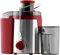 Соковыжималка центробежная Galaxy Line GL 0816 850Вт рез.сок.:550мл. красный/серебристый