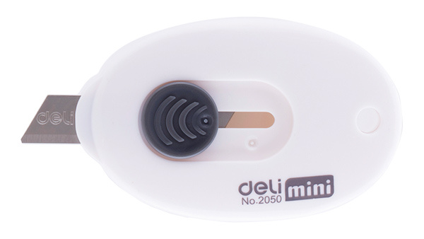 Нож канцелярский Deli E2050 mini сталь ассорти блистер