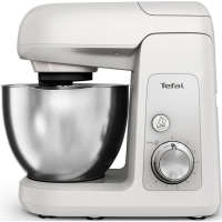 Кухонная машина Tefal Bake Partner QB520B38 планетар.вращ. 1100Вт серый/серебристый