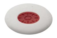 Ластик Silwerhof Ellipse 181153 овальный 40х40х10мм каучук термопластичный белый пластиковая сердцевина