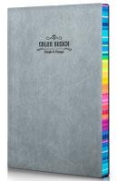 Блокнот Deli 3183GREY 205х143мм искусст. кожа 112л серый